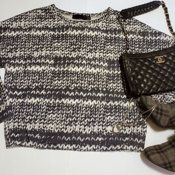 TRF Zara Chunky Knit Sweater S - Picture 2 of 5